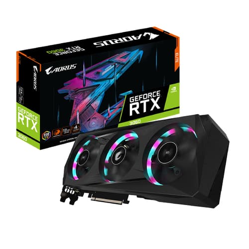 Gigabyte Aorus RTX 3060 Elite 12GB Graphics Card